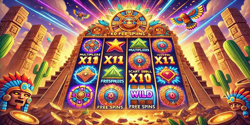 Khám phá tính năng Free Spin, Wild và hệ số nhân trong Kho Báu Aztec